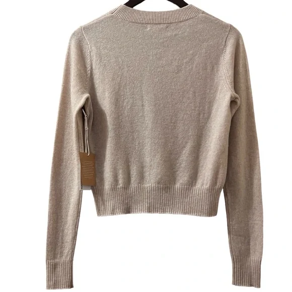 Reformation Sweater Dana Cashmere Crewneck Pullover Sz S - Picture 3 of 14